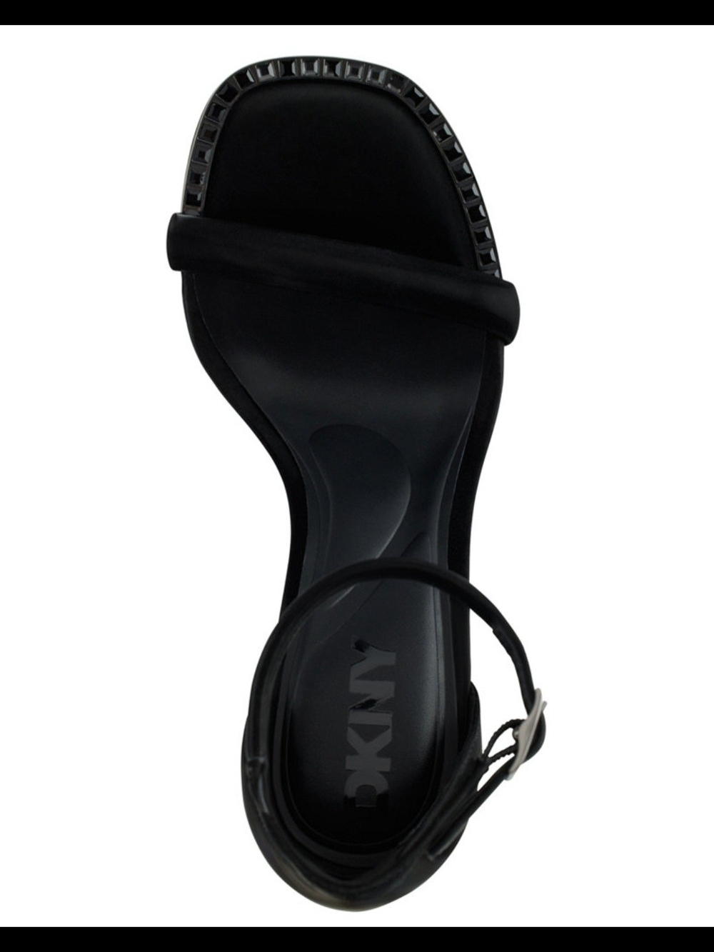 DKNY Black Waylin Ankle-Strap Block Heel Sandal - Picture 4 of 4